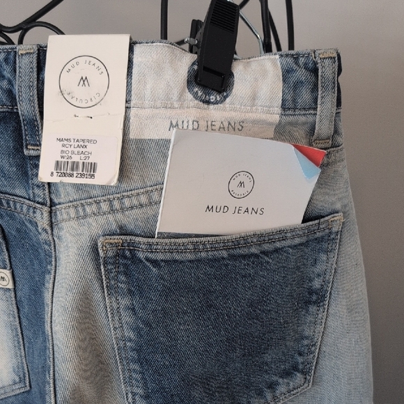 MUD Jeans Relaxed Patchwork Denim - Sustainable Organic Cotton - NWT - Picture 7 of 7